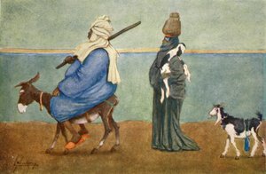 ナイルスカイライン、「エジプトのライトサイド」、1908年 作： Lance Thackeray